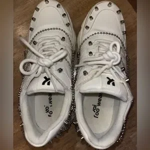 KOIO | Shoes | Koi Jinx Mystic Charm White Platform Shoes